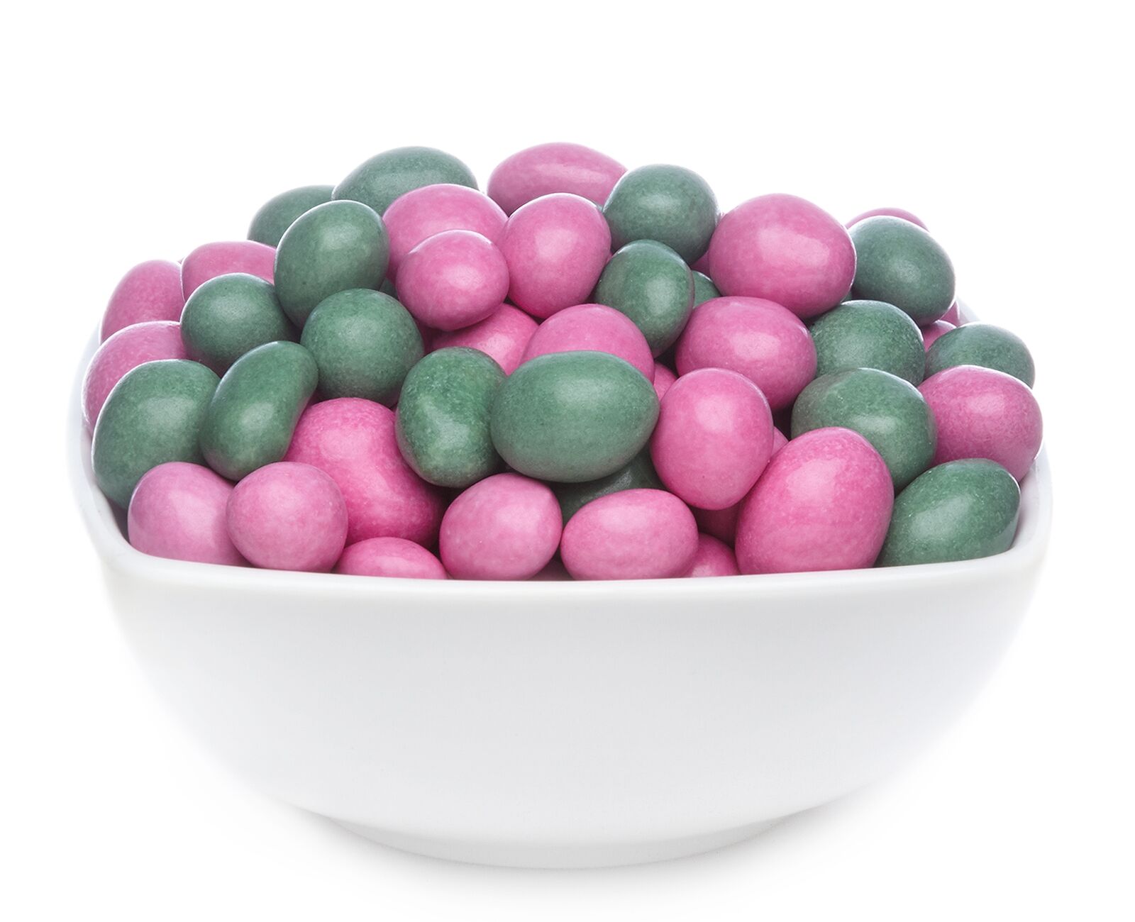 Bunte Schoko Erdnüsse Pink & Green Peanuts. VPE mit 1 Stk. u. 5000g Inhalt je Stk.