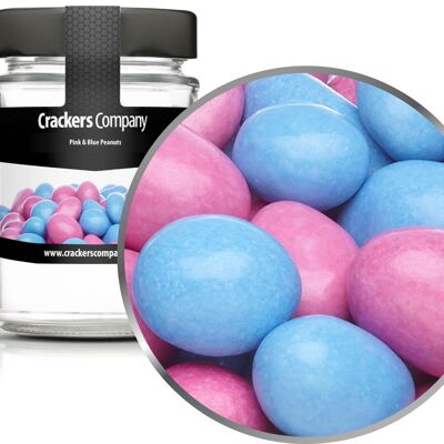 Arachidi di cioccolato colorate Arachidi rosa e blu. Confezione da 45 pezzi. u. Contenuto 110 g per pezzo.