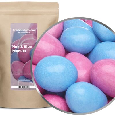 Arachidi di cioccolato colorate Arachidi rosa e blu. Unità di elaborazione con 8 pezzi. u. Contenuto 750 g per pezzo.