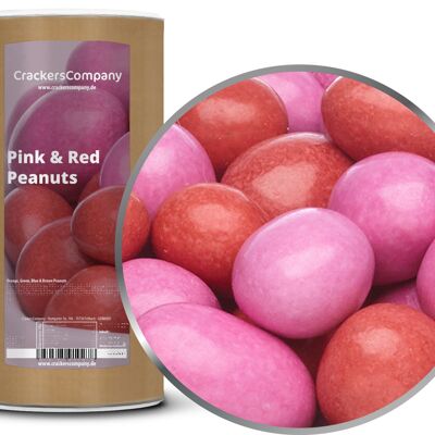 Arachidi di cioccolato colorate Arachidi rosa e rosse. Unità di elaborazione con 9 pezzi. u. Contenuto 950 g per pezzo.