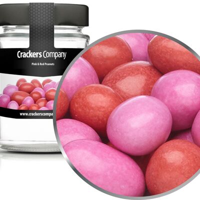 Arachidi di cioccolato colorate Arachidi rosa e rosse. Confezione da 45 pezzi. u. Contenuto 110 g per pezzo.