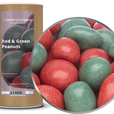 Arachidi di cioccolato colorate Arachidi rosse e verdi. Unità di elaborazione con 9 pezzi. u. Contenuto 950 g per pezzo.