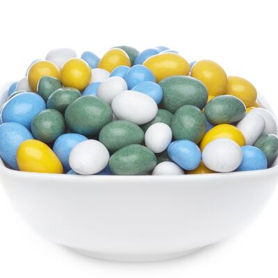 Arachidi di cioccolato colorate Arachidi bianche, gialle, verdi e blu. PU con 1 pezzo. u. 5000 g