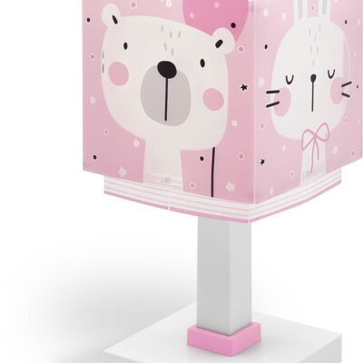 LAMPE DE TABLE BABY JUNGLE ROSE