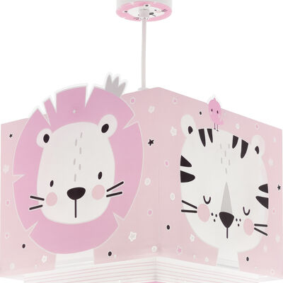 LAMPADA A SOSPENSIONE ROSA BABY JUNGLE