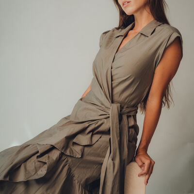 Classico Dress Green