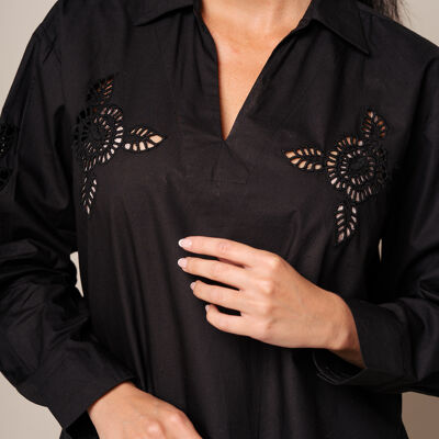 Classic Blouse Negro