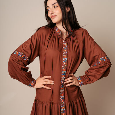Robe cannelle