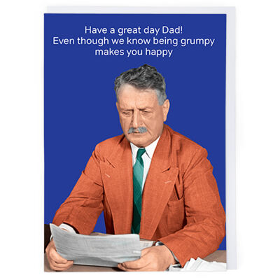 Grumpy Dad Greeting Card