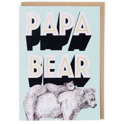Papa Ours Carte de vœux