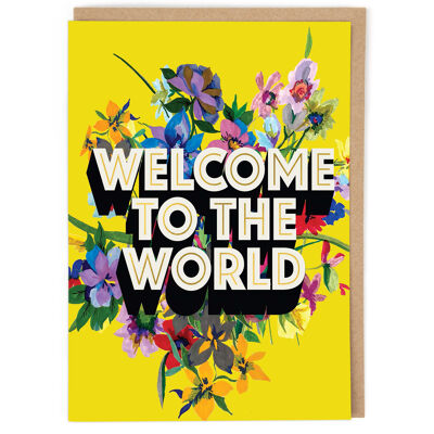 Welcome To The World Greeting Card