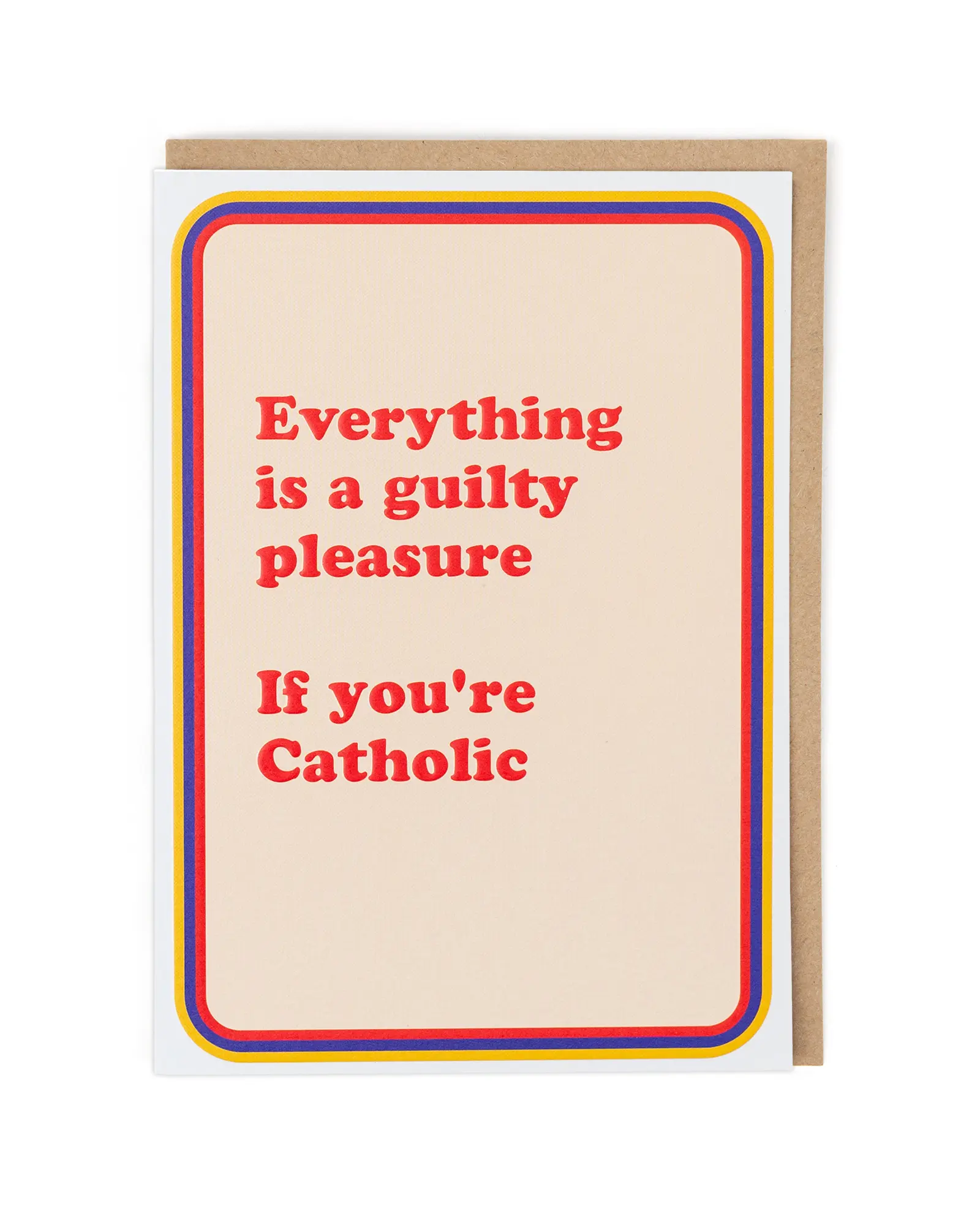 Buy wholesale Guilty Pleasure Greeting Card