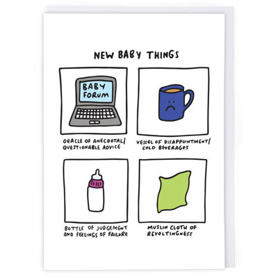 Cosas de bebé Tarjetas de felicitación