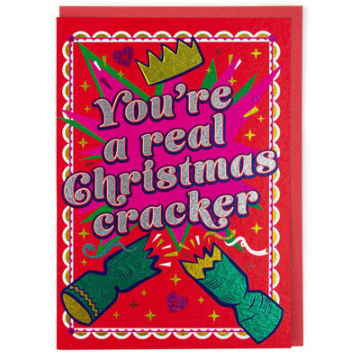 Christmas Cracker Christmas Card