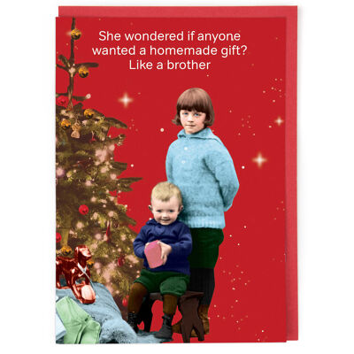 Homemade Gift Christmas Card