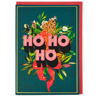 Ho Ho Ho Christmas Card