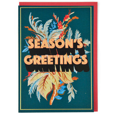 Seasons Greetings Christmas Card