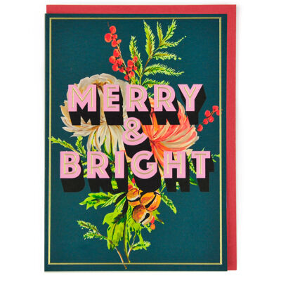 Merry & Bright Christmas Card