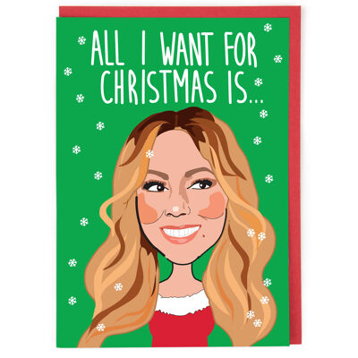 All I Want for Christmas Mariah Card