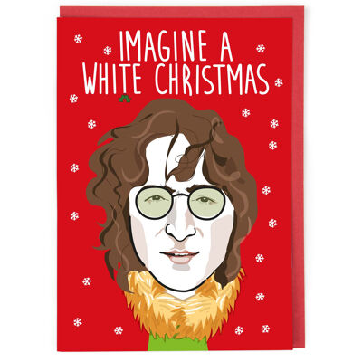 White Christmas Christmas Card
