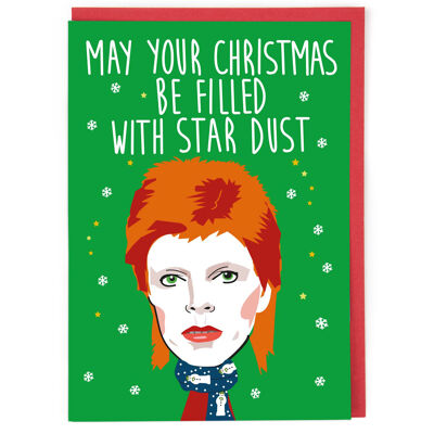 Star Dust Christmas Card