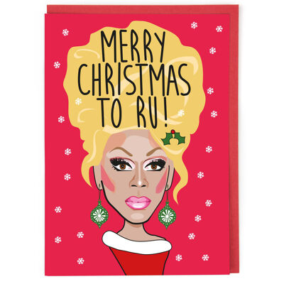 Merry Christmas To Ru Christmas Card