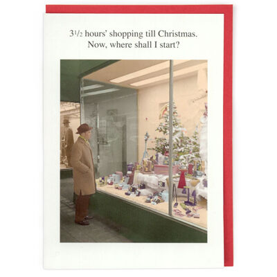 3 and a Half Hours Christmas Card