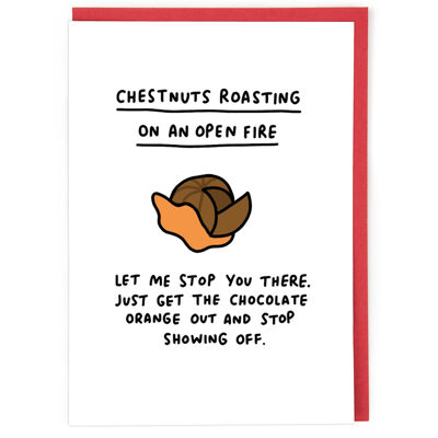 Chestnuts Christmas Card