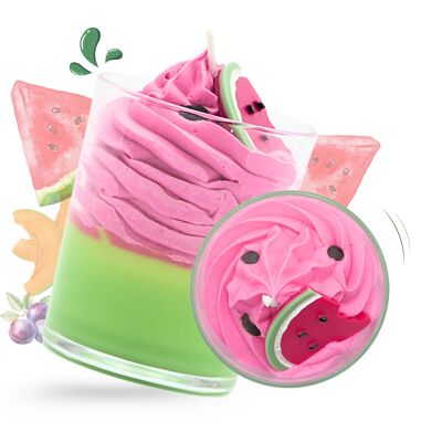 Large gourmet watermelon candle
