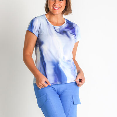 368515L T-SHIRT EN MAILLE IMPRIMÉ