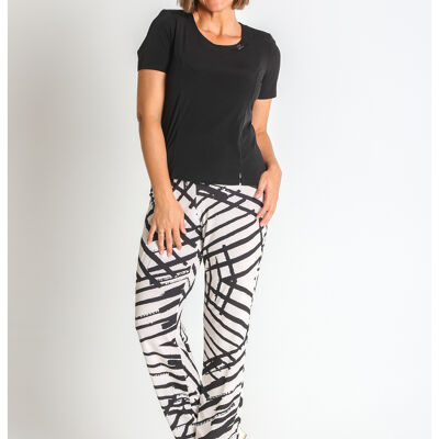 368612L PANTALON PUNTO ESTAMPADO PES.RECICLADO