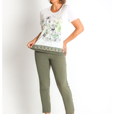3671260 - PRINTED KNIT T-SHIRT PES.RECYCLING