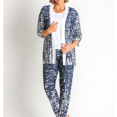 3675200 - PRINTED KNIT COAT