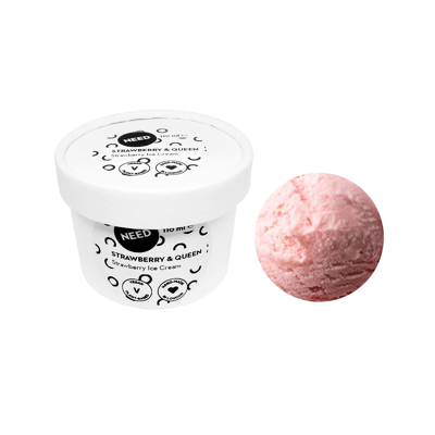 MINI TARRO DE HELADO DE FRESA Y REINA