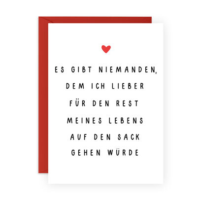 ES GIBT NIEMANDEN Lustige Geburtstagskarte