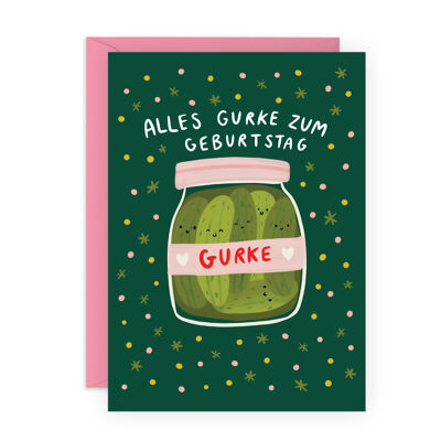 ALLES GURKE ZUM GEBURTSTAG Geburtstagskarte