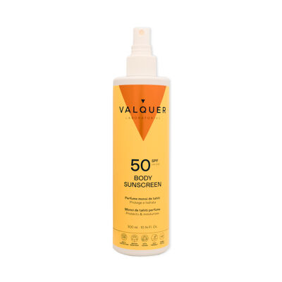 Body sunscreen SPF 50 protects and moisturizes - 300 ml