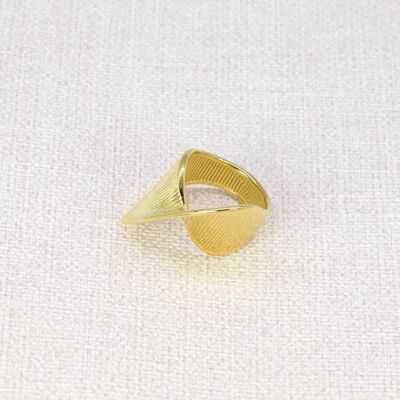 Bague Torsica en acier