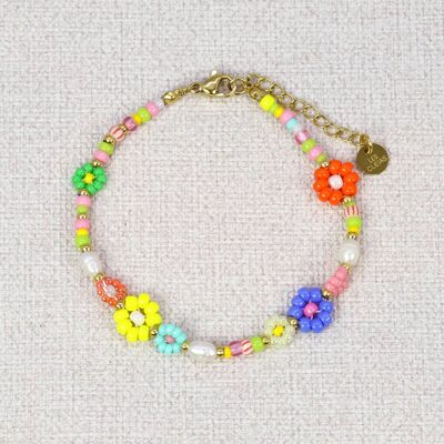 Bracelet Fantasia Flora II en acier