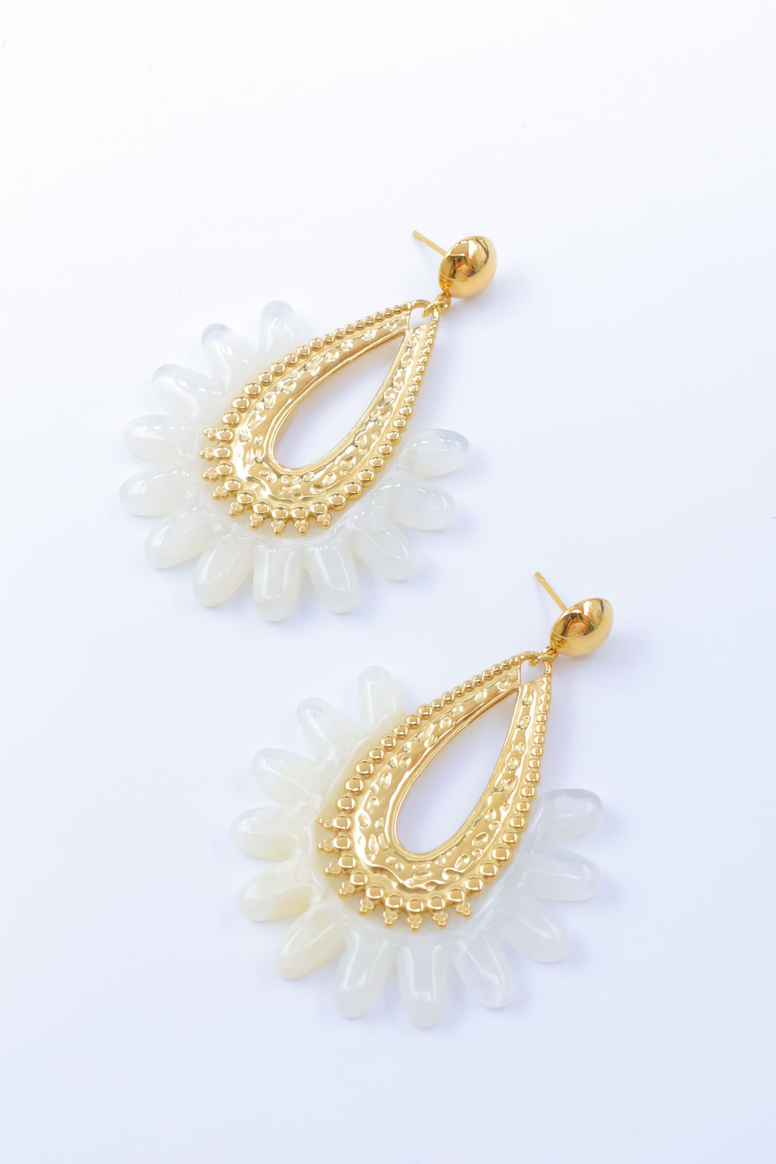 Boucles d'oreilles en acier inoxydable - J169-2