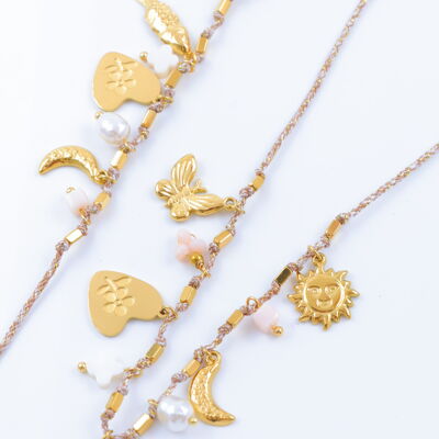 Parure de bijoux en acier inoxydable - J173E