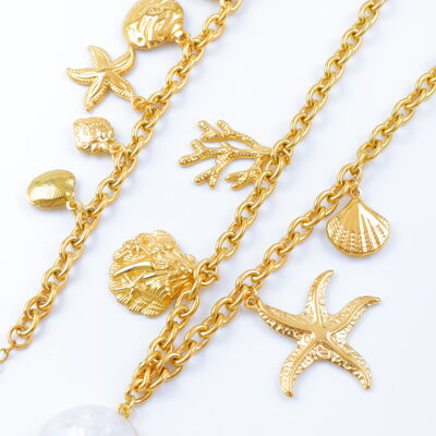 Parure de bijoux en acier inoxydable - J176E