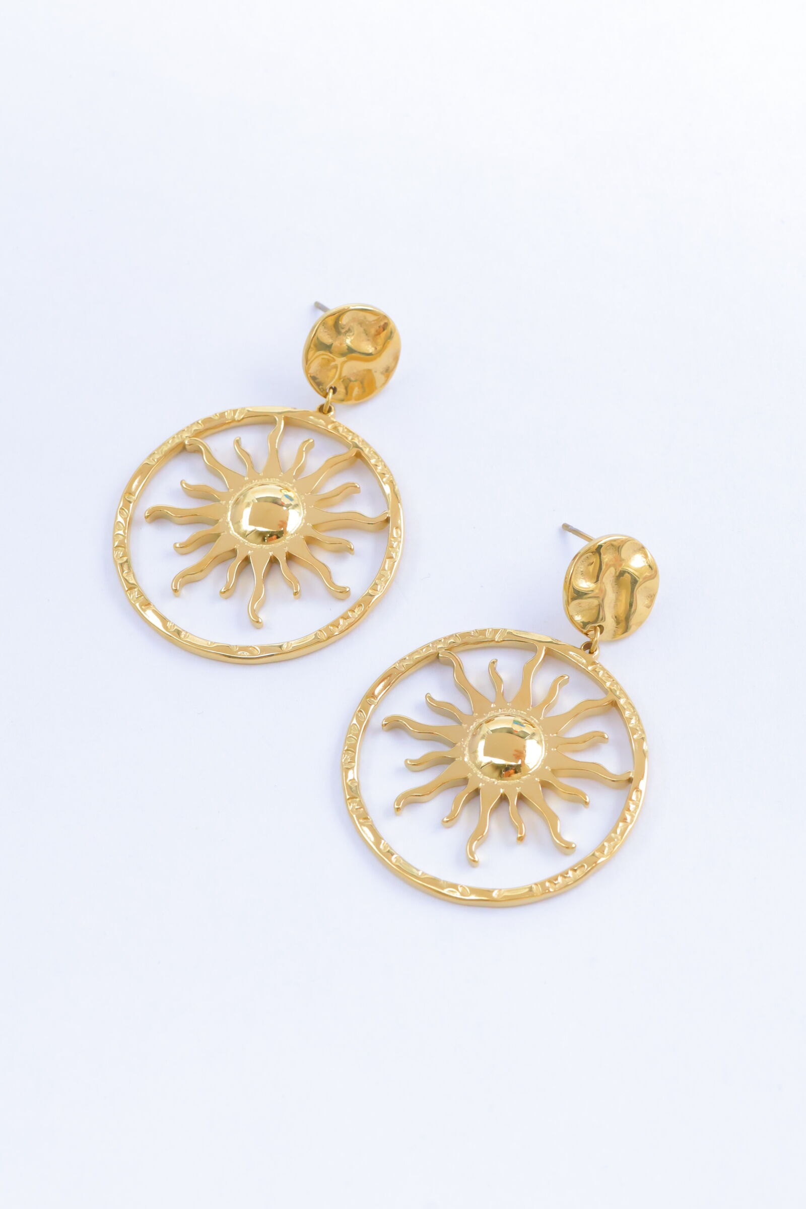 Boucles d'oreilles en acier inoxydable - E645