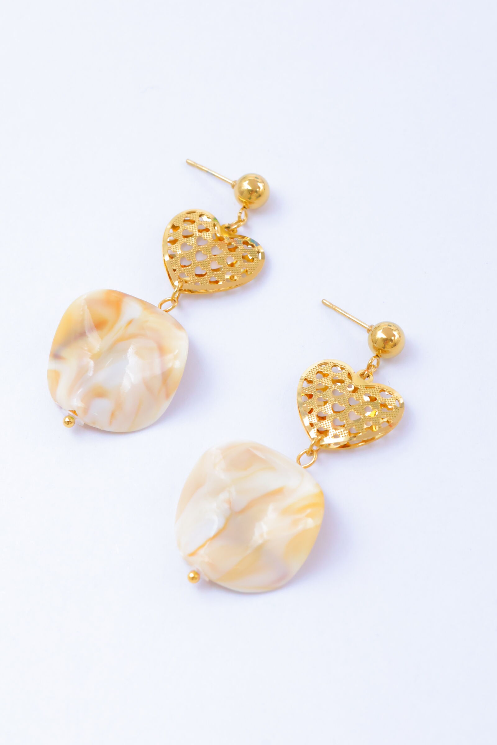 Boucles d'oreilles en acier inoxydable - G243