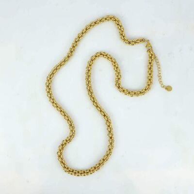 Enlacée steel necklace 55cm