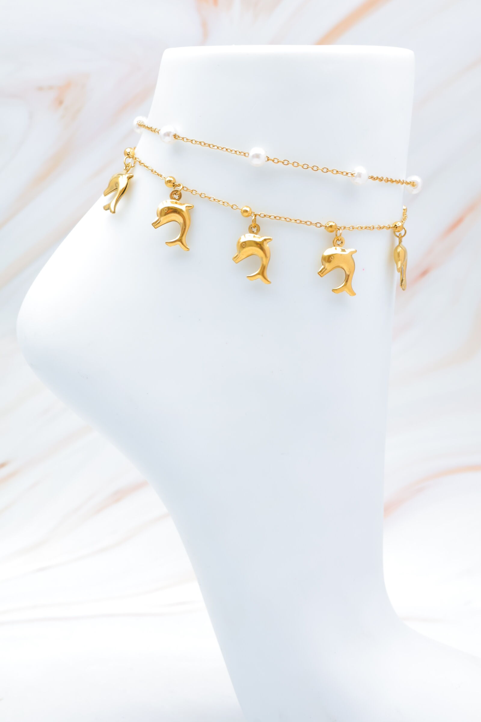 Fußkettchen aus Edelstahl - Z166