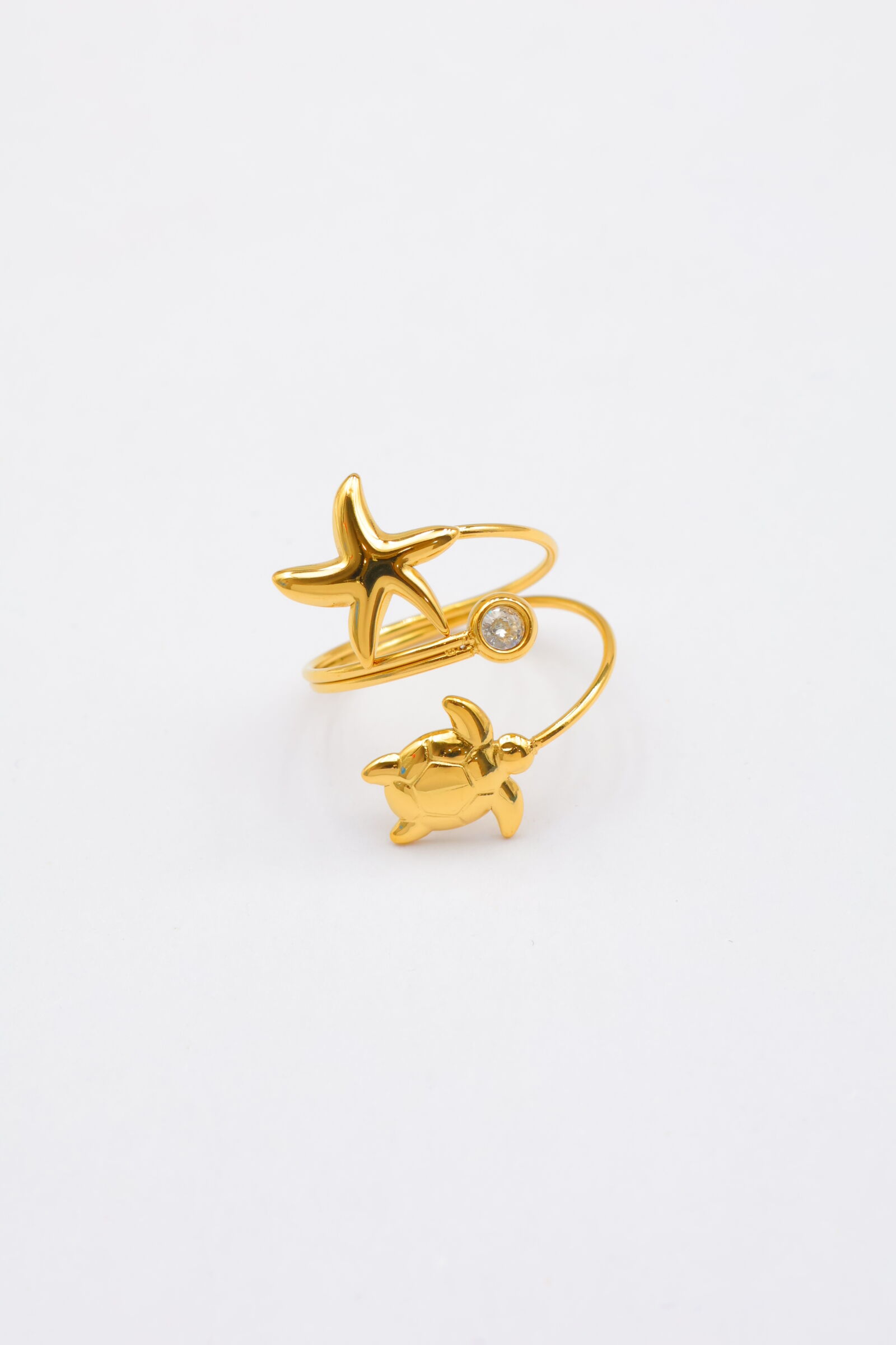 Verstellbarer Edelstahlring - A1955