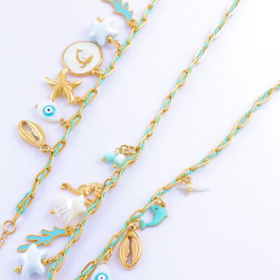 Stainless Steel Jewelry Set - A1988E
