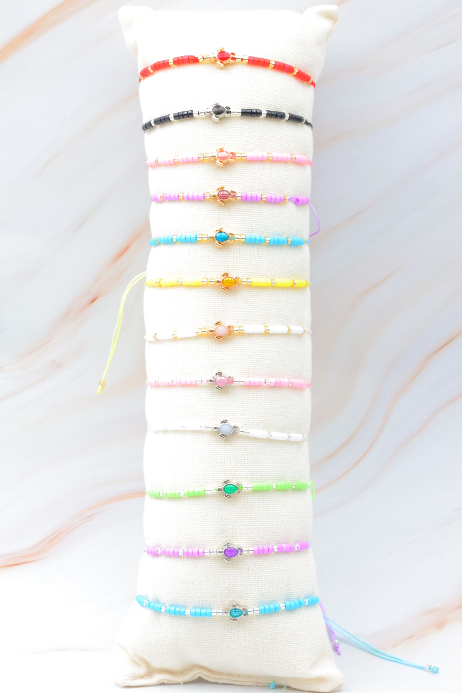 Lot de 12 bracelets en acier inoxydable avec coussin inclus - C-BRACELET-70