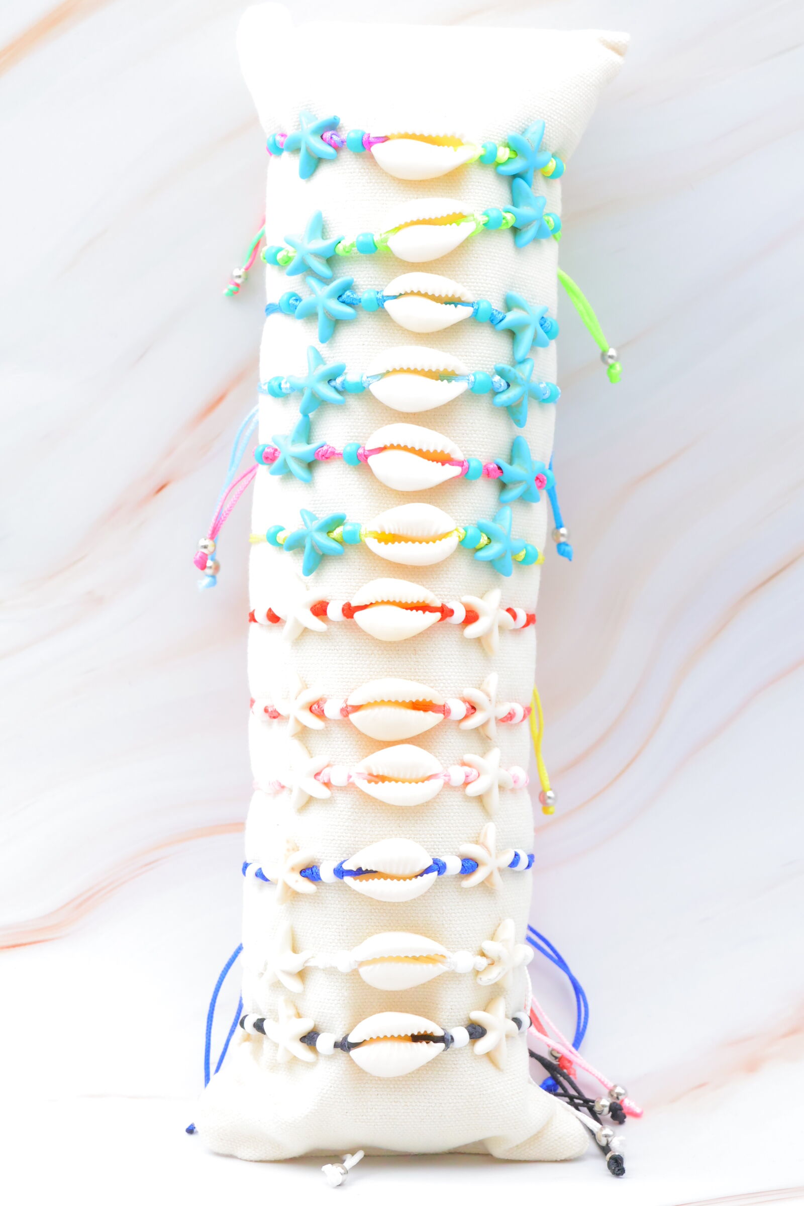 Lot de 12 bracelets en acier inoxydable avec coussin inclus - C-BRACELET-71